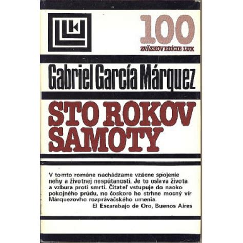 Sto rokov samoty Gabriel García Márquez Antikvariát u Šialenca