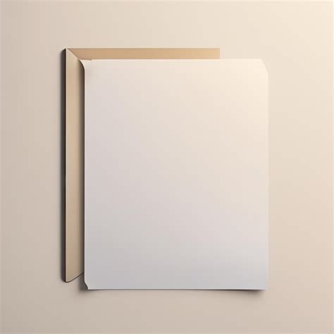 Premium AI Image | Blank sheet of paper