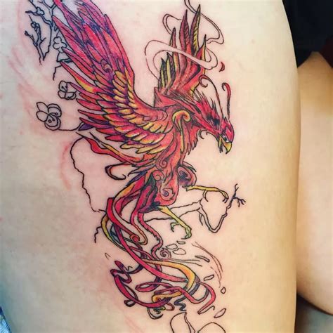 Traditional Phoenix Tattoo Tattoogoto