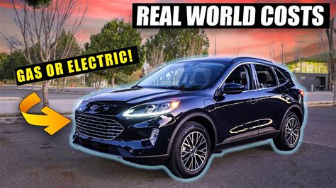 Ford Escape Plug In Hybrid Real World Driving Costs Youtube