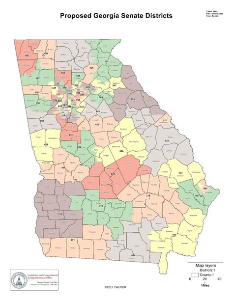 Here Is A First Look At Georgias New Proposed Senate Districts