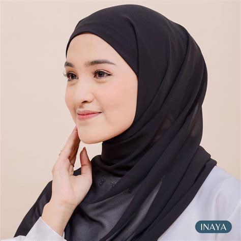 Jual Amena Jilbab Pashmina Inner In Hijab Instan Ceruty Baby Doll