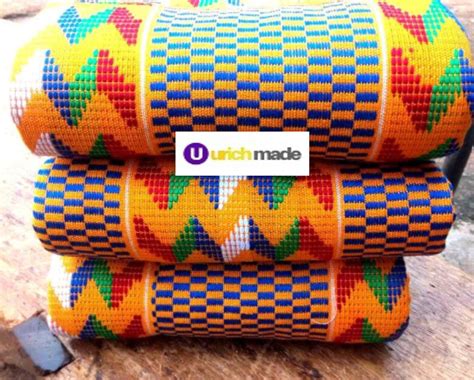 Authentic Kente 4 6 And 12 Yards Genuine Ghana Handwoven Kente Etsy