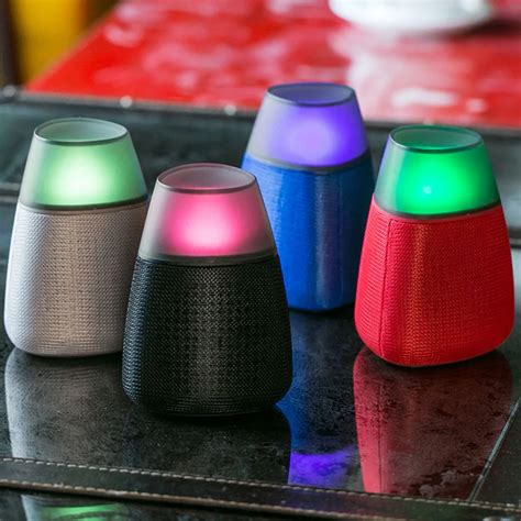 Wireless Mini Bluetooth Speaker Colorful Lights Subwoofer Sound System