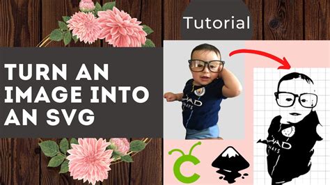 How To Turn A Photo Image Into An Svg File I Cricut Design Space I Inkscape I Rapid Resizer