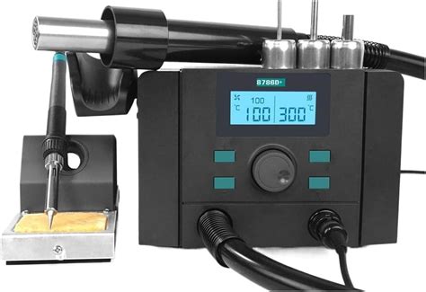 Heat Guns Hot Air Gun Lead Free Heating Soldering Station Rework Station Nozzle For CPU