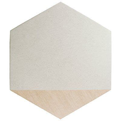 SAMPLE Klyda 12 6 In X 14 5 In Matte Hexagon Porcelain Floor And Wall