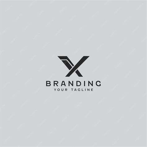 Plantilla De Diseño De Logotipo Letra X Vector Premium