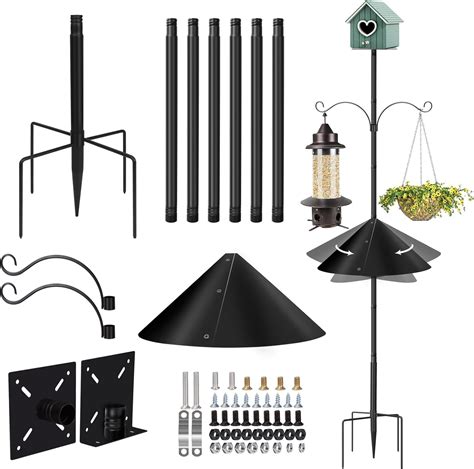 Amazon.com : 108 Inch Bird House Pole Squirrel Proof, Bluebird House