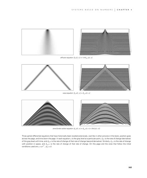 Partial Differential Equations: A New Kind of Science | Online by Stephen Wolfram [Page 163]