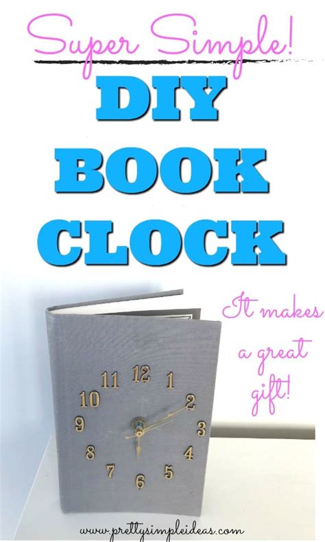 How to Make a DIY Book Clock