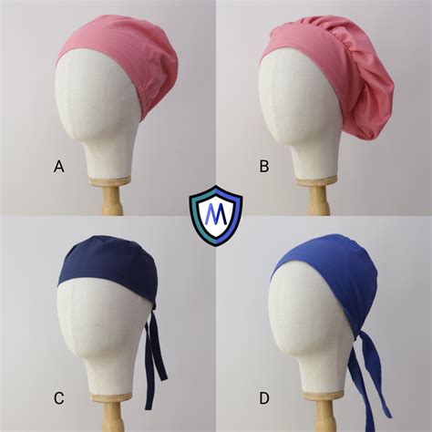 Satin Lined Scrub Caps Are Live Medicus Scrub Caps