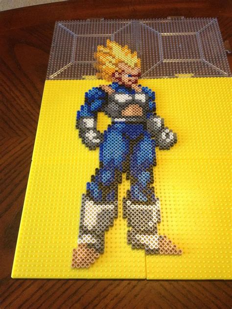 Vegeta Perler Bead Sprite By Jnjfranklin On Deviantart Perler Beads Bead Sprite Pixel Art