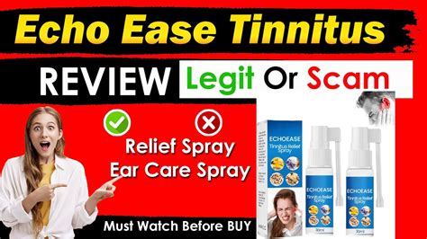 Echo Ease Tinnitus Relief Spray Review Echo Ease Tinnitus Scam Or