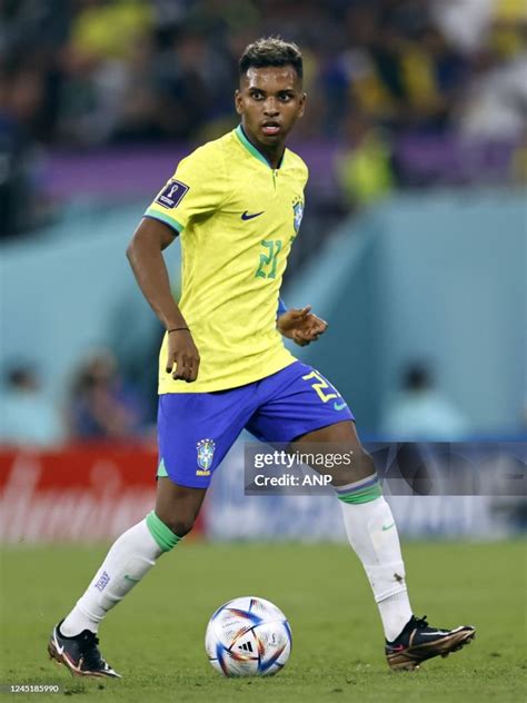 DOHA - Rodrygo of Brazil during the FIFA World Cup Qatar 2022 group G ...