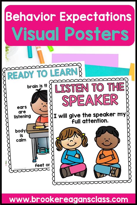 Two Posters With The Words Learn To Speak And Listen In Front Of Each Other