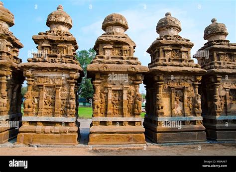 The Kanchi Kailasanathar Temple Kanchipuram Tamil Nadu India Oldest