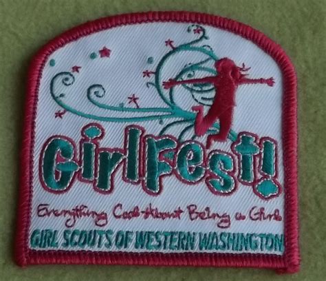 Girl Scouts Western Washington 100th Anniversary Patch Girlfest