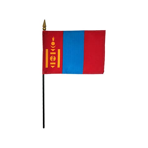 Mongolia Stick Flag - Kengla Flag Co