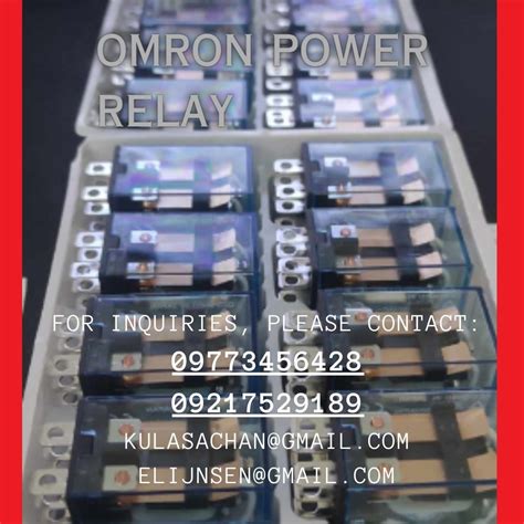 OMRON POWER RELAY, Commercial & Industrial, Construction & Building ...