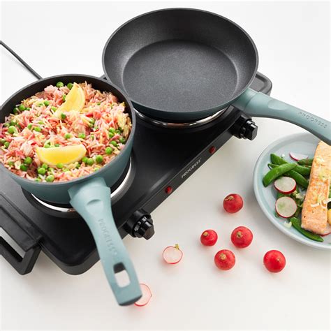 Progress EK4399P Twin Hot Plate With 2 Hobs 1500W Wilko