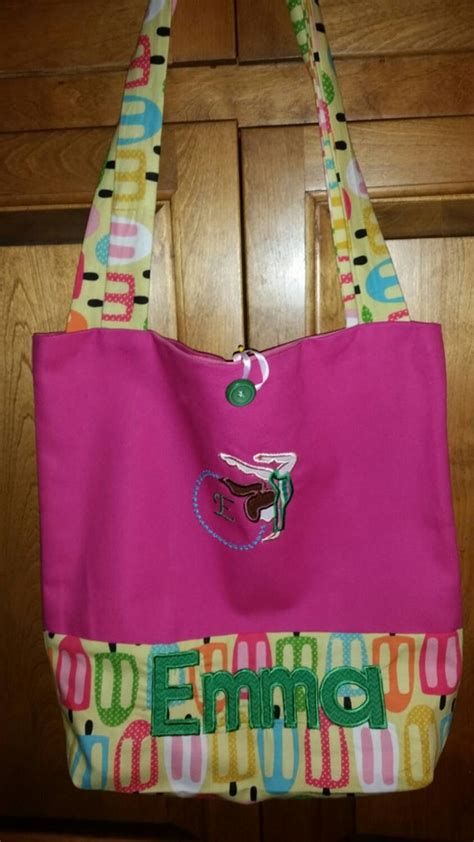 Small Personalized Kids Tote Bag Girl Tote Bag Canvas Tote