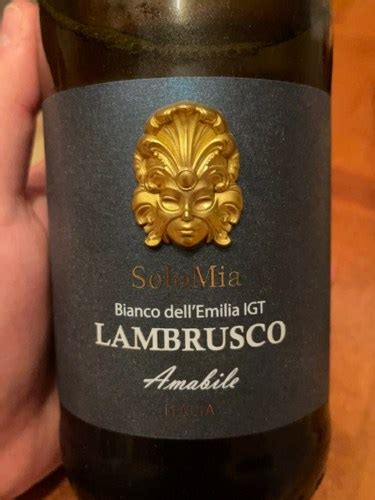 Imperial Vin SoloMia Bianco Dell Emilia Lambrusco Amabile Vivino