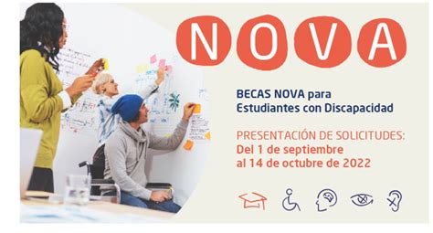 Becas nova para estudiantes con discapacidad Fundación Prevent