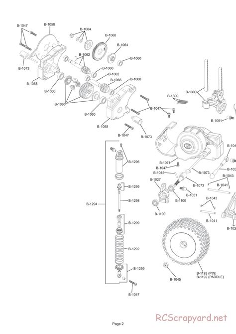 Team Losi - Mini-Baja - Parts List and Exploded View - LOSB0203 • RCScrapyard - Radio Controlled ...