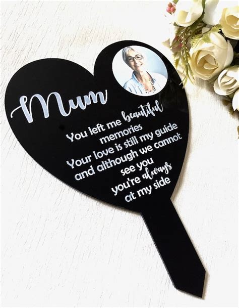 Mothers Day In Loving Memory Memorial Remembrance T Grave Etsy