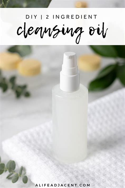 2-Ingredient DIY Cleansing Oil with Emulsifier | Diy cleansing oil, Oil ...