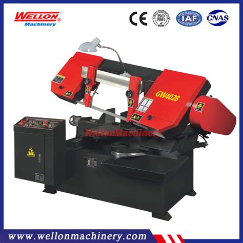 Rotary Angle Metal Cutting Bandsaw Machine Gw Horizontal Bandsaw