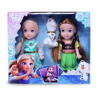 Frozen Elsa Anna Princesa Figuras De Anivers Rio Boneca Playset