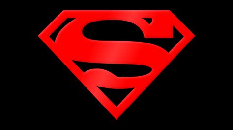 Superboy Logo Black And White