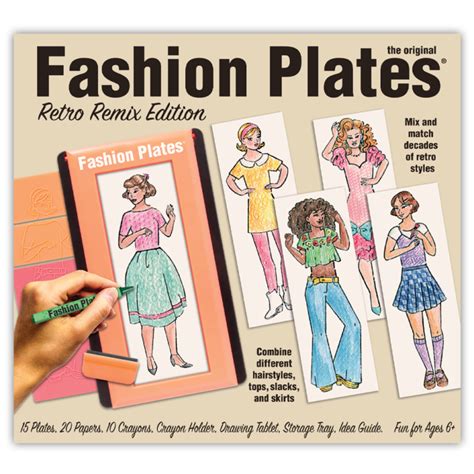 Fashion Plates® Retro Remix Kit Playmonster