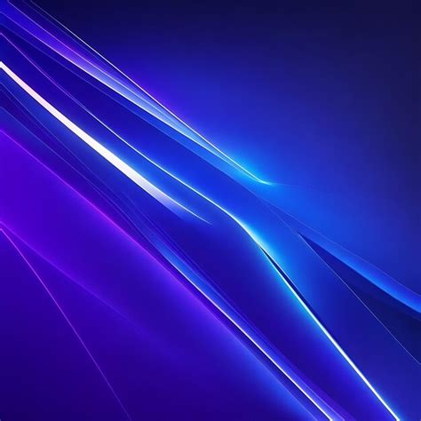 Un fondo abstracto azul brillante con una línea de luz brillante Foto