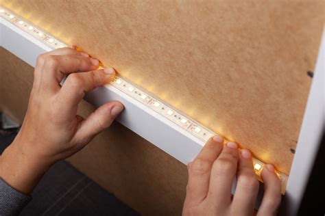 How To Install Led Light Strips Led Ceiling Light Installation