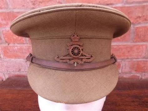 Ww Royal Artillery Named Officers Khaki Service Dress Cap