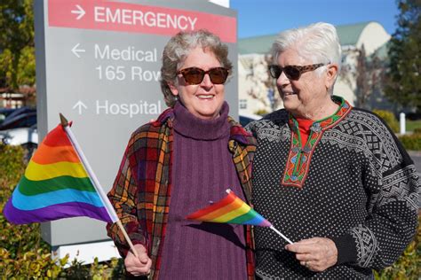 Couple Raise Pride Flag At Hospital Praise Facilitys Inclusive Care