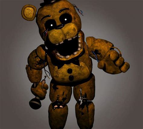 Golden Freddy In The Office Non Slumped Five Nights At Freddys Amino