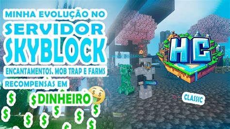 Evolu Es No Servidor De Skyblock Para Minecraft Java E