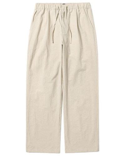 White Adhoc Pants Slacks And Chinos For Men Lyst