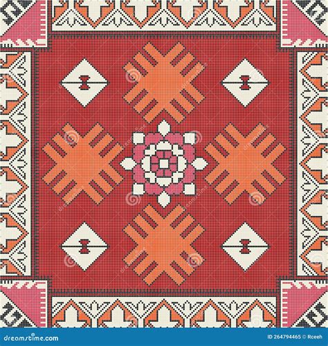 Kilim Pattern Stock Vector Illustration Of Antique