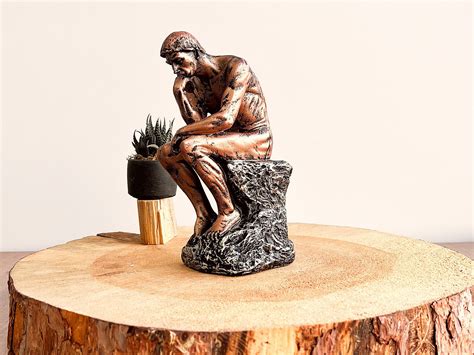 Bronze Thinker Statue the Thinker Sculpture Painter Statue - Etsy