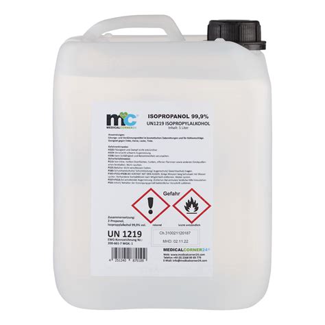 Isopropanol Isopropyl Alcohol X Litre Canister