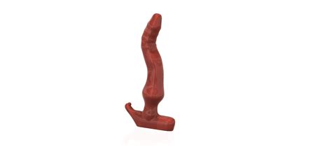 Archivo Stl Dildo Plug Anal Super Largo V D Print Cnc Dise O De Impresora D Para
