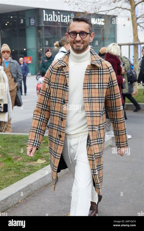 MILAN, ITALY - JANUARY 14, 2019: Simone Marchetti before Gucci fashion ...