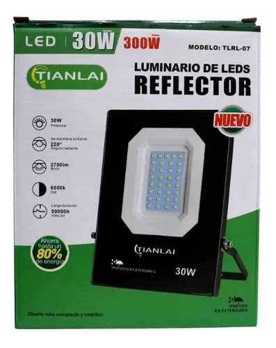 Paquete Reflector Led 30w Ilumina 300w Ip66 20 Piezas C8s 2 165 En