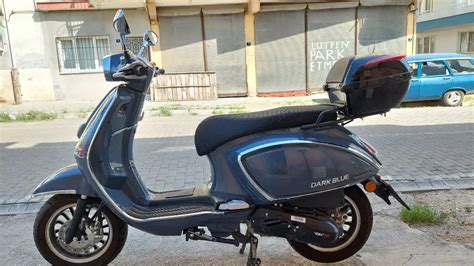 Rks Dark Blue Cc Scooter Motosiklet