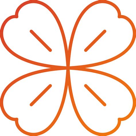 Four Leaf Clover Icon Style 21725446 Vector Art at Vecteezy